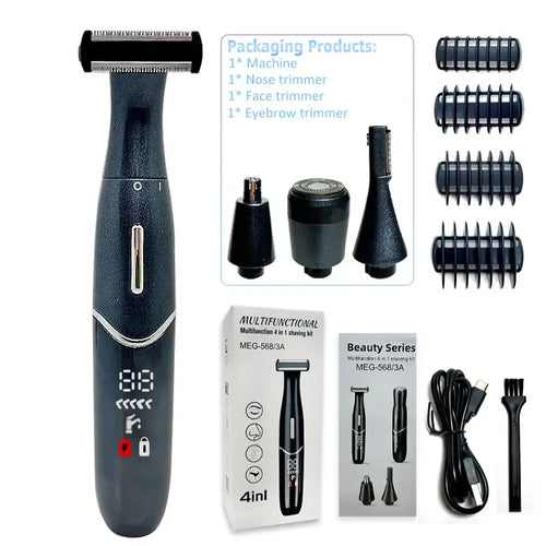 6 in 1 Female Electric Epilator Women Body Face Multifunctional Shaving Man Intimate Area Precision Shaver Face Beard Trimmer